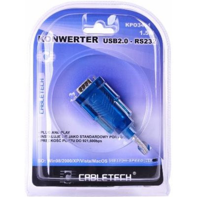Kábel USB 2.0 konvertor RS232