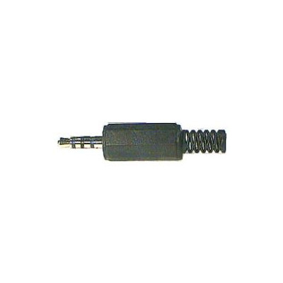 Konektor JACK 3,5 4pin. plast čierny