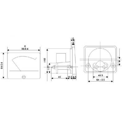 Merak 69C9 panelový MP 100A 80x65mm