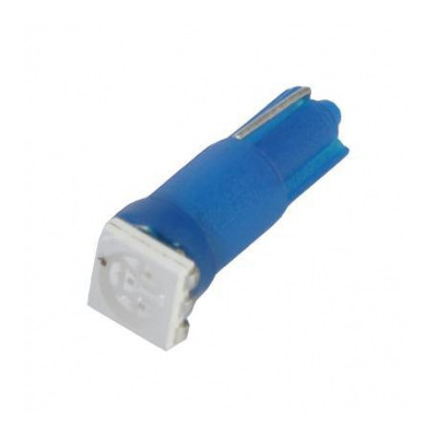 Autožiarovka 12V T5-WG 1SMD 5050 3chips modrá