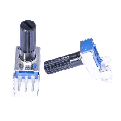 Potenciometer axiálny jedno. 10k 125mW 20% 6mm