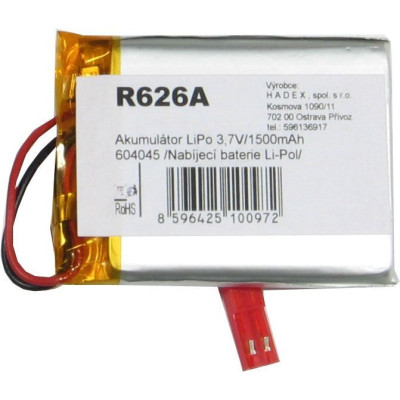 Bat accu LiPo 3.7V 1500mAh