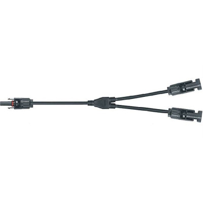 Rozbočenie MC4 1x zdierka, 2x konektor, kábel 30cm
