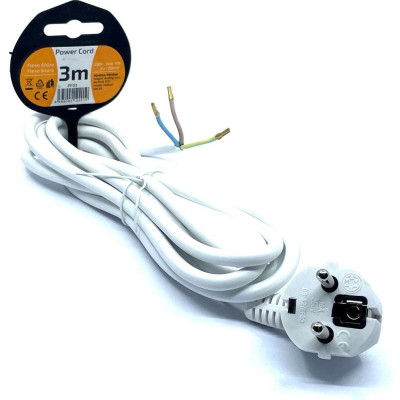 Šnúra flexo 3x1mm 3m biela PF03