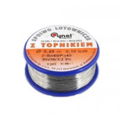 Cín 0,25mm/100g CYNEL