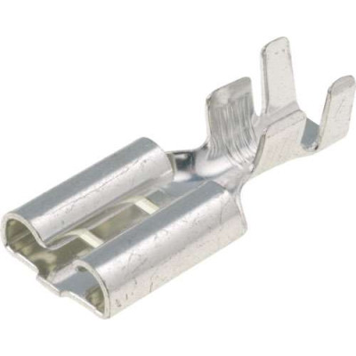 Káblová svorka, 6,3x0,5, zásuvka, meď