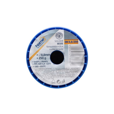 Cín s kalafúnou 0,8mm 250g SW0,8/250
