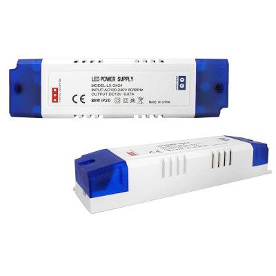 Adaptér ku LED pásu AC/DC 80W 12V LXG424
