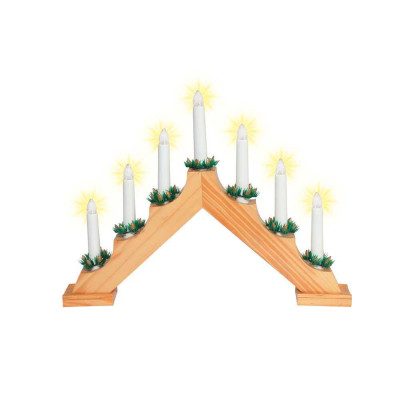 Dekorácia do okna 7ks žiaroviek