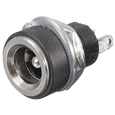 DC zdierka napájacia 2,1mm na panel s maticou