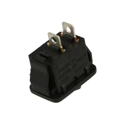 Vypínač kolískový čierny 250V 3A