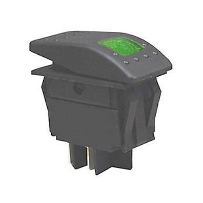 Vyp kolískový RK1-06 ON-OFF 2p.12V/30A čer.zel.ora