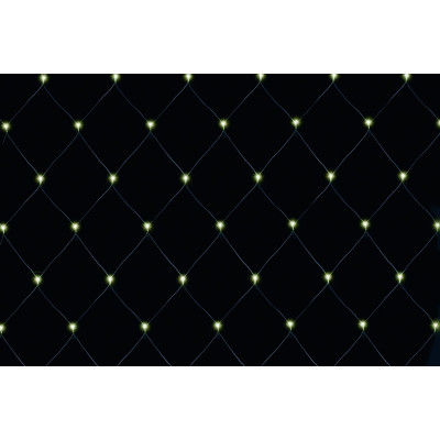 LED sieť 2x1,5m vonk. použ. KLN 160/WH