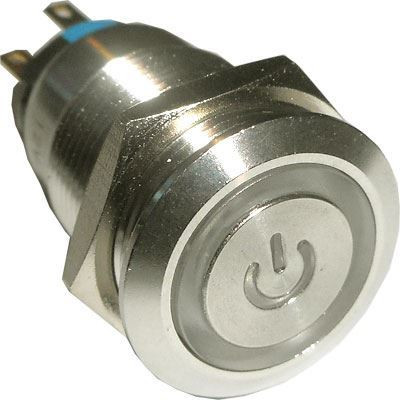 Vypínač OFF-ON LAS1-19F 250V/5A farebný