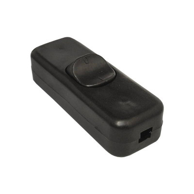 Vypínač medzišnúrový 230V/3A biely,čierny