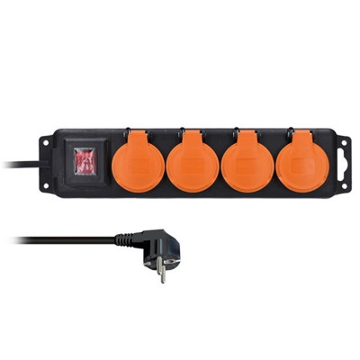 Predlžovaci kábel 3m/4z 3x1,5 PP332