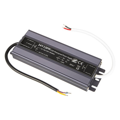 Adaptér ku LED pásu AC/DC 120W 24V IP67
