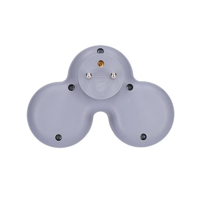 Zásuvka priebežná s vyp. P105 dvojitá