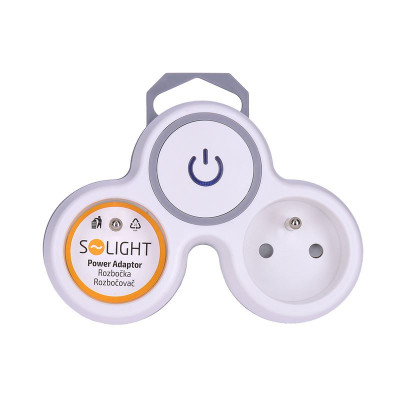 Zásuvka priebežná s vyp. P105 dvojitá