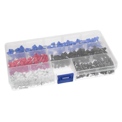 Kliešte lisovacie na dutinky 0,14-10mm HSC8+sada