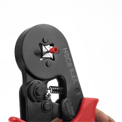 Kliešte lisovacie na dutinky 0,14-10mm HSC8+sada