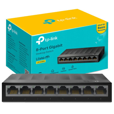Switch 8-port 10/100/1000Mb TP-link LS1008G