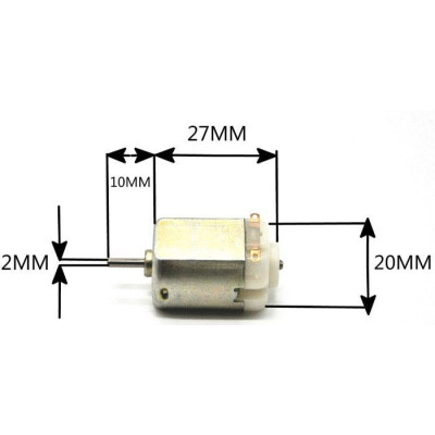 Motorček 3-5V/0,4A/17000RPM