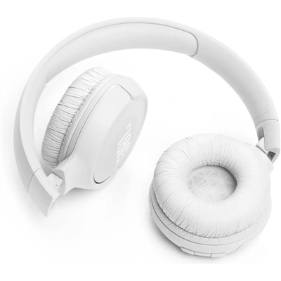 Slúchadlá BLUETOOTH na uši JBL TUNE 520BT WHITE