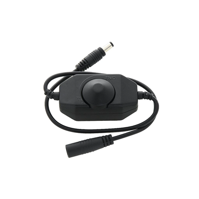 Regulátor svietivosti LED pásov-manuálny čierny