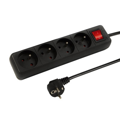 Kábel predlžovací 15m/4z  IPK GV15 guma