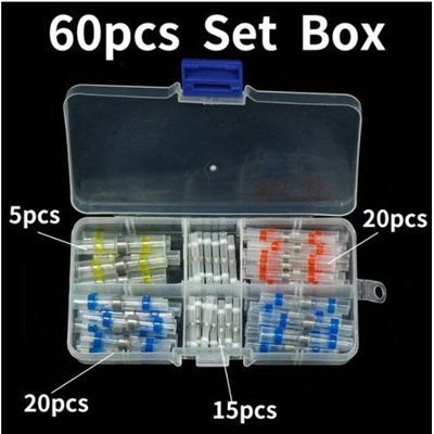 Spojka káblová s cínom sada 60ks