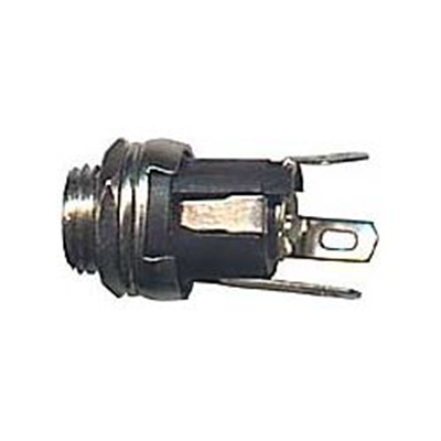 Napájacia DC zdierka 2.1mm na panel s maticou