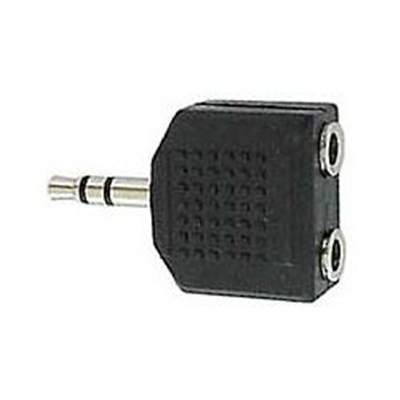 Redukce JACK 3,5 stereo konekt./ 2x JACK 3,5 ster