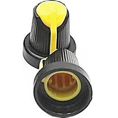 Gombík prístrojový 15x17mm hriadeľ 6mm