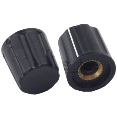 Gombík prístrojový K16-2 19x16mm hriadeľ 6mm