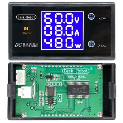 Ampérmeter, voltmeter,wattmeter panelový 10A 100VD