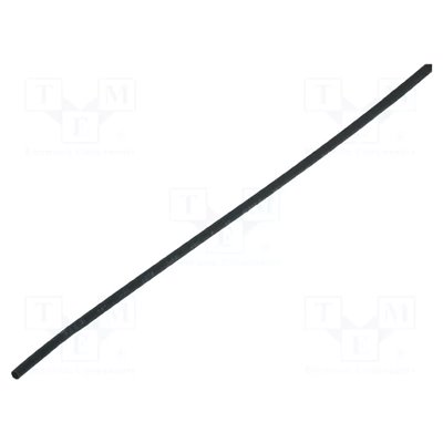 Bužírka 12,7mm čierna