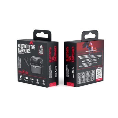 Sluchadla BLUETOOTH do uši MAXLIFE MXBE-01 BLACK