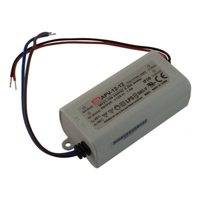 Adaptér ku LED pásu AC/DC 12W 1A 12V APV-12-12 mW