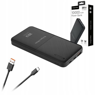POWER BANK 10000mAh Li-pol s funkciou QC a PD